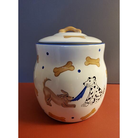 Ceramic Dog Treat Jar - Picture 1 of 4